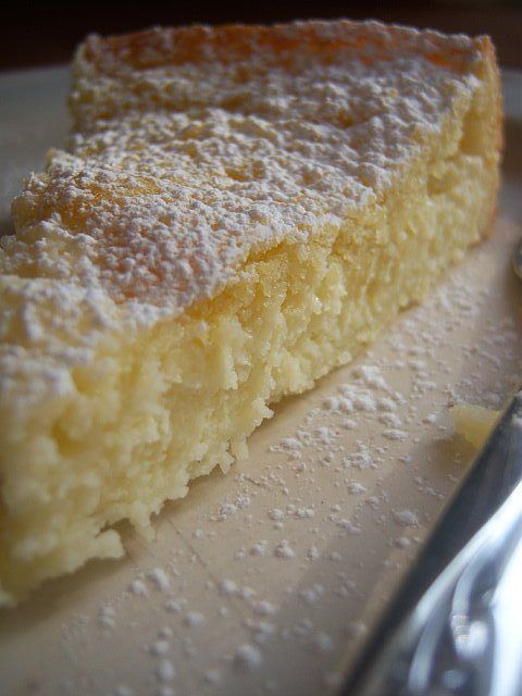 Lemony cream buttercake…now this is MY kind of dessert!  It reminds me of the only thing that I think is exceptional at Olive Garden: their lemon cream cake.  If you look closely at the