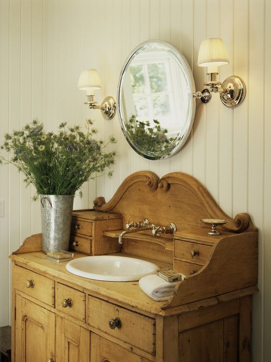 #Rustic #bathroom vanity wi
