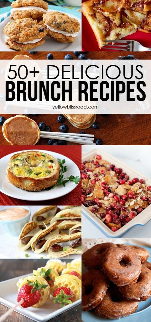 These all look amazing! Cant wait to try them out for this Mothers Day brunch! – 50+ Delicious Brunch Recipes – Yellow Bliss