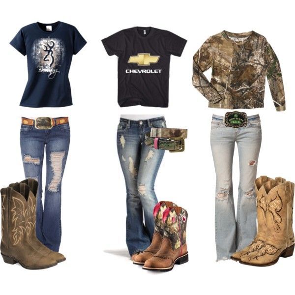 Yes please  keywords Camo Outfit cowgirl boots chevy ripped jeans country girl chevrolet cowboy boots western