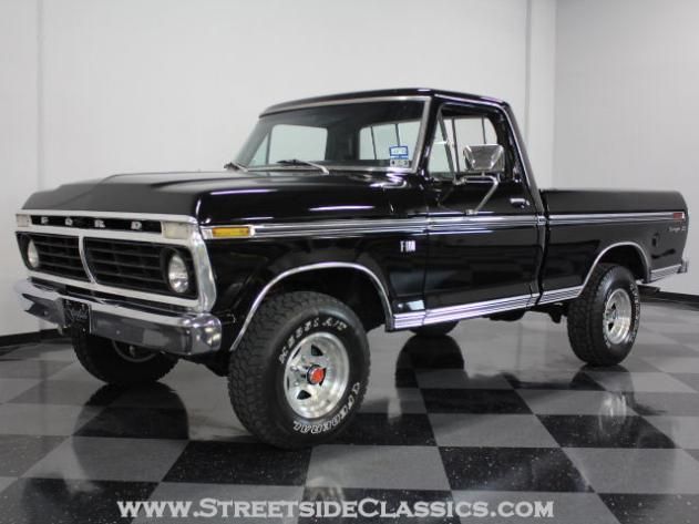AutoTrader Classics – 1976 Ford F100 Truck Black Other Manual Other | Classic Trucks | Fort Worth,