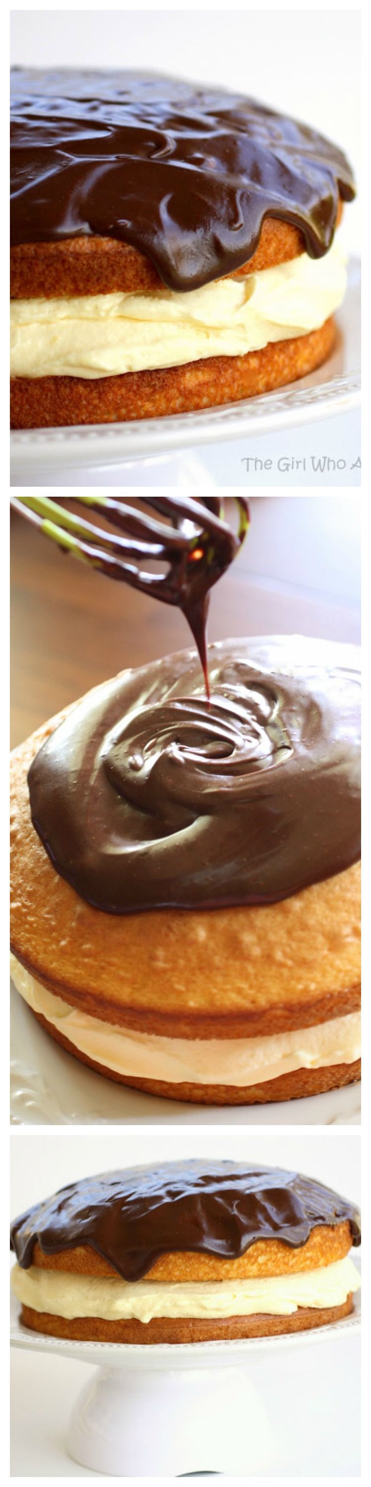 Boston Cream Pie – easy and