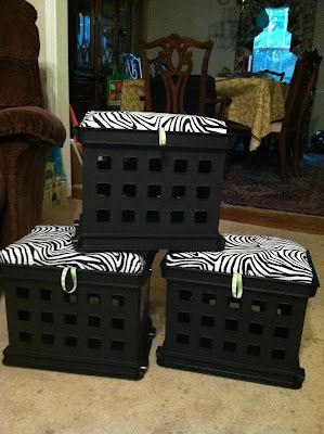 good tutorial on these storage seats ~ I need to make something like this for the boys to take to