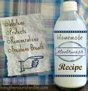 Homemade Mouthwash Recipe f
