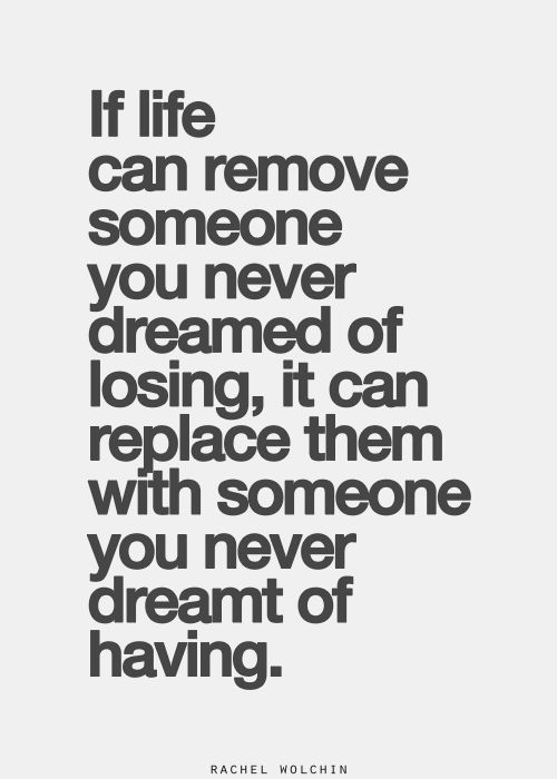 if life can remove someone