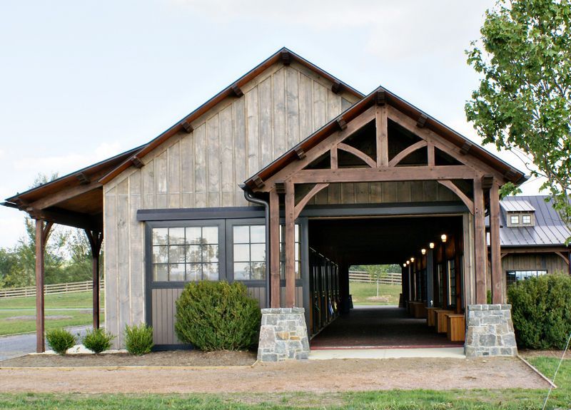 Love. This. Barn. Craftsman style pillars would match my dream