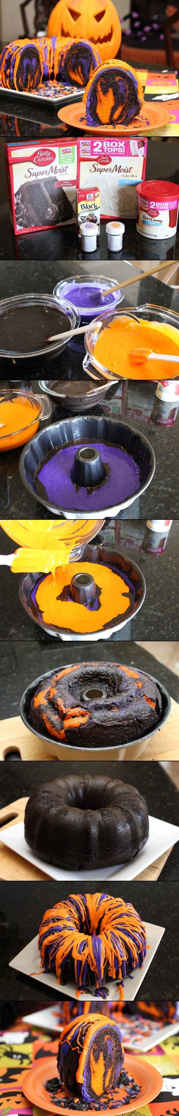 Orange & Purple & Black Pum
