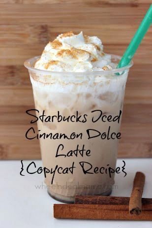 Starbucks Iced Cinnamon Dolce Latte {Copycat