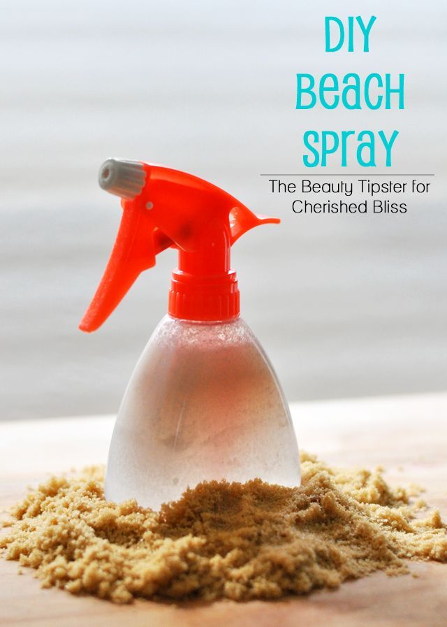 This DIY Beach Spray contains health benefits for your hair along with the warm, summery scent of banana