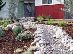 tutorial for creating dry stream bed for a french