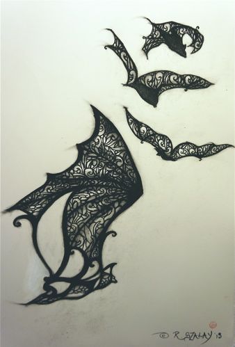 bat tattoo designs | Design