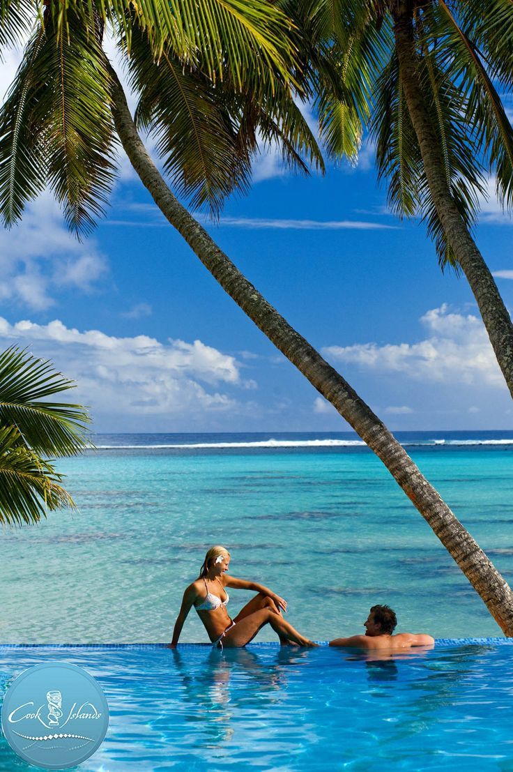 Beautiful snapshot of your very own Pacific paradise in the Cook Islands.  The 15 islands of the Cooks lie halfway between New Zealand and Hawaii in the South Pacific, scattered like fragrant