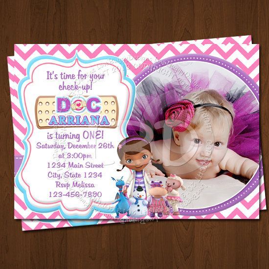 Doc Mcstuffins Invitations