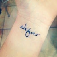 Everything happens for a reason tattoo on wrist-OMG I really need to get this! I say it