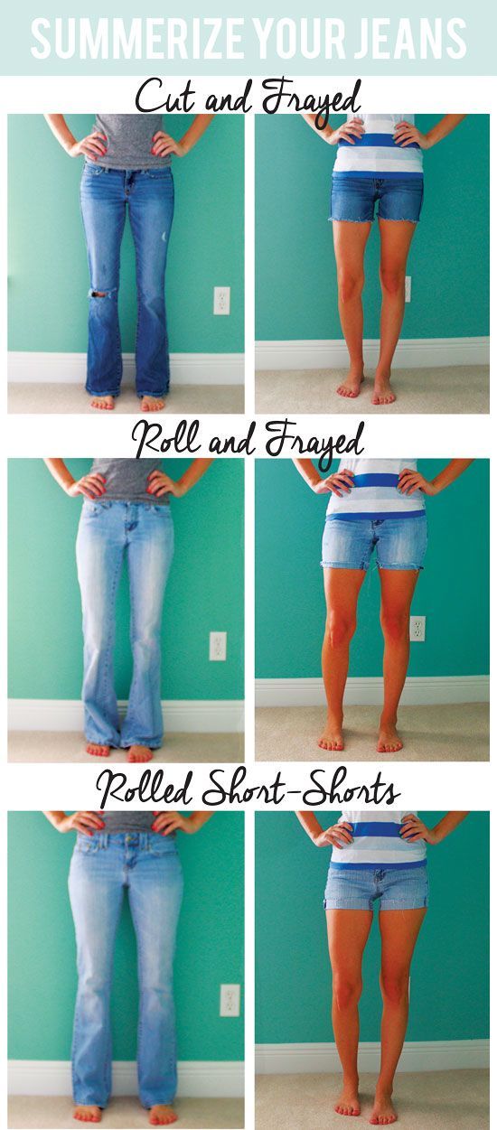 From Jeans to Cut Offs– An easy DIY for those old worn out jeans.