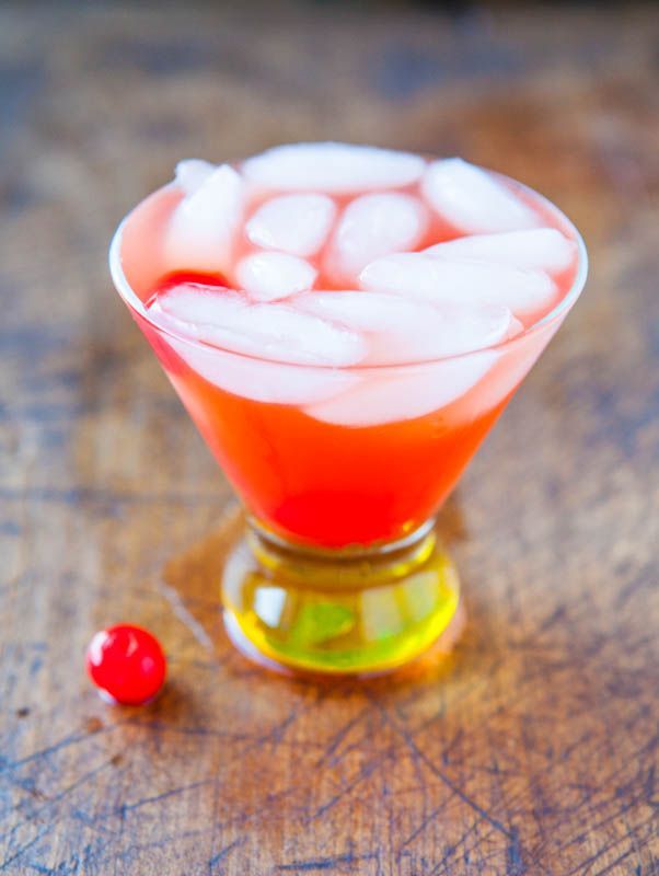 Rum Runner:  1 part Captain Morgan Spiced Rum    1 part Barcardi Light Rum    1 part Malibu Rum    1 part Disaronno Amaretto    4 parts pineapple juice, or more/less to taste (or a combination of