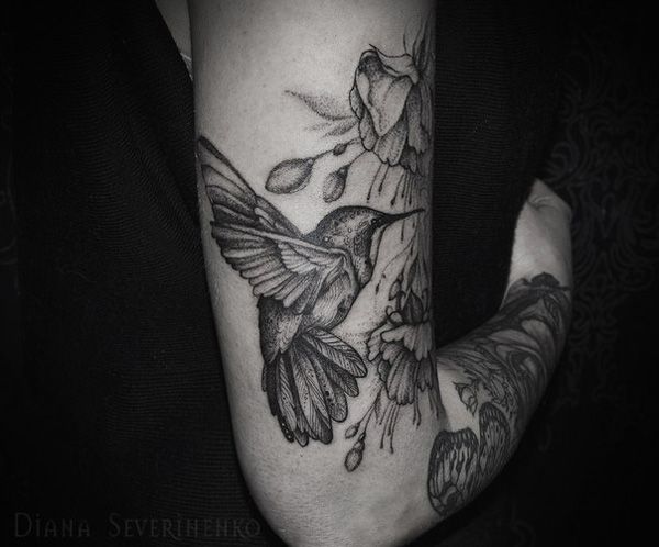 55 Amazing Hummingbird Tattoo Designs | Cuded
