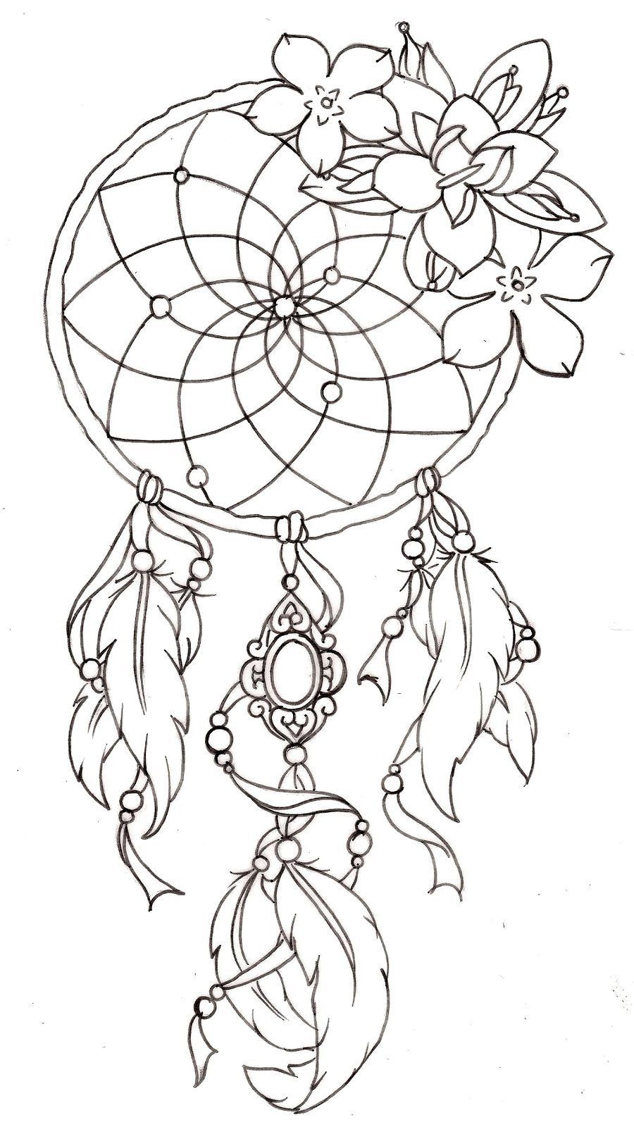Dream Catcher Tattoo. Sooome day !!  This gives me more ideas for mine !! I never thought to incorporate flowers with it !  Now I