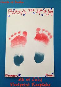 House of Burke: 4th of July Crafts for Baby