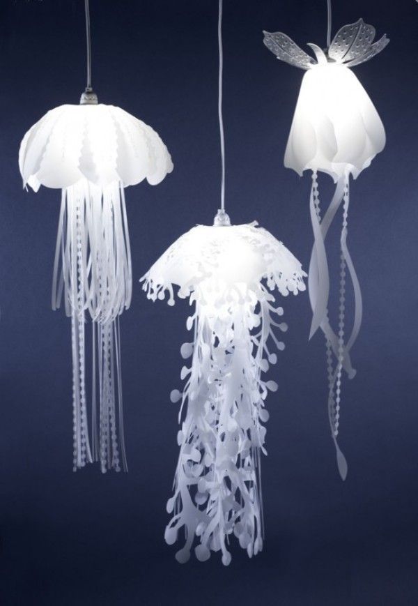 jelly fish lights!! how cute if your little girl loved the ocean or the little mermaid! Which if my someday daughter is anything