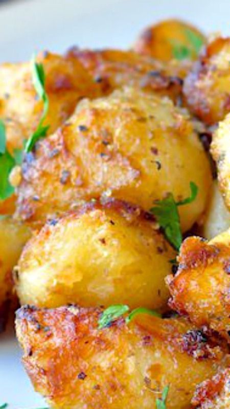 Lemon Herb Roasted Potato Nuggets ~ crispy flavour in every bite… a terrific side dish