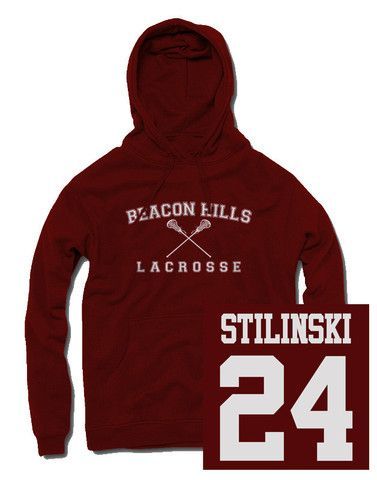 Teen Wolf Stilinski Beacon Hills Lacrosse Hoodie I WANT THIS SO MUCH