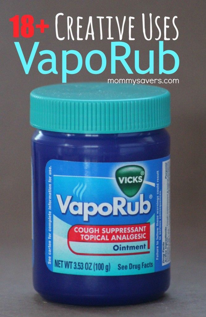 Vicks Vapor Rub Uses:  18 Creative Ideas …..I know just about all of those.
