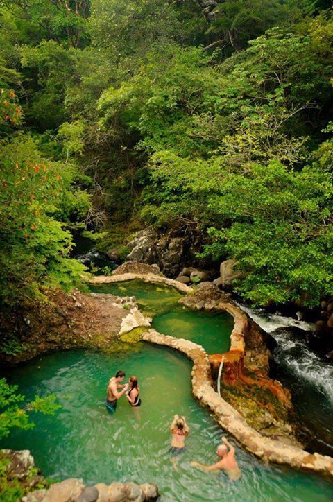 16 of The Most Spectacular Places in The World, That Everyone Should Visit (Thermal Hot Springs. Costa Rica)