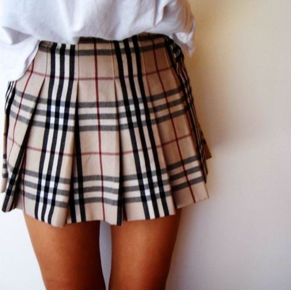 burberry mini skirt