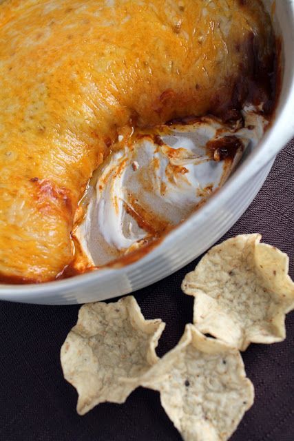 Chili Cheese Dip- always a big hit and super easy with only 3 ingredients- cream cheese, hormel chili( I always use the one