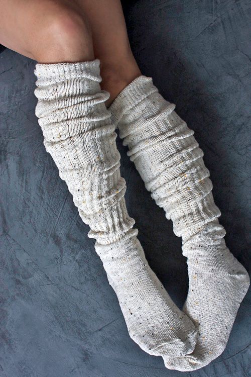 Do you wear high top boots? These boot socks look so snuggly I think I would just wear them around the house in the winter – no