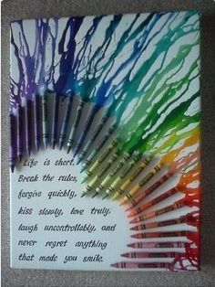 I will definitely be doing this soon and its a nice twist on the classic crayon melting technique. Personalise this with your