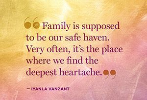 Iyanla Vanzant: 5 Thoughts to Remember During a Family Breakdown – @Helen George #FixMyLife Sad but true. The ones we love hurt us