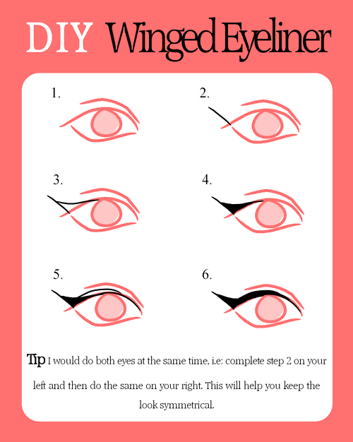 Winged Eyeliner