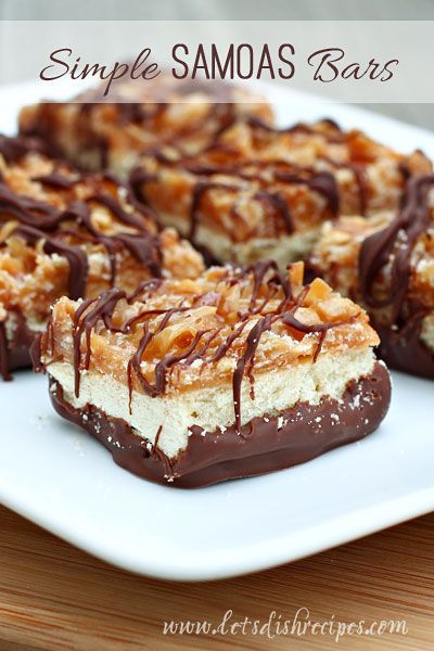 You will love these Simple Samoas Bars