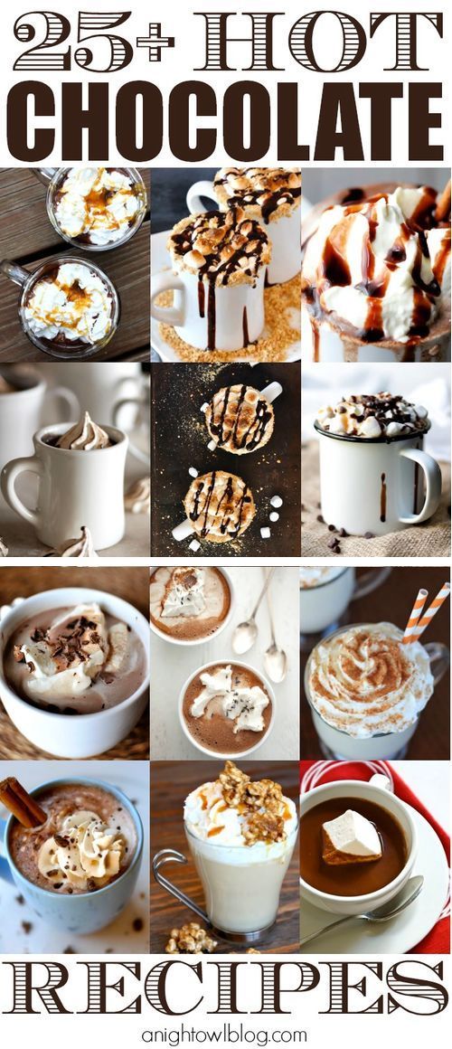25 Delicious Hot Chocolate Recipes – perfect for fall!