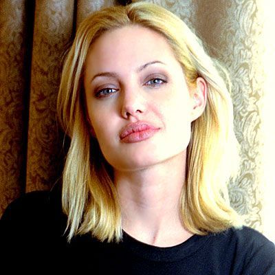 ANGELINA JOLIE – 1999 She went platinum for Girl, Interrupted, but limited her beauty routine to Carmex and lotion.