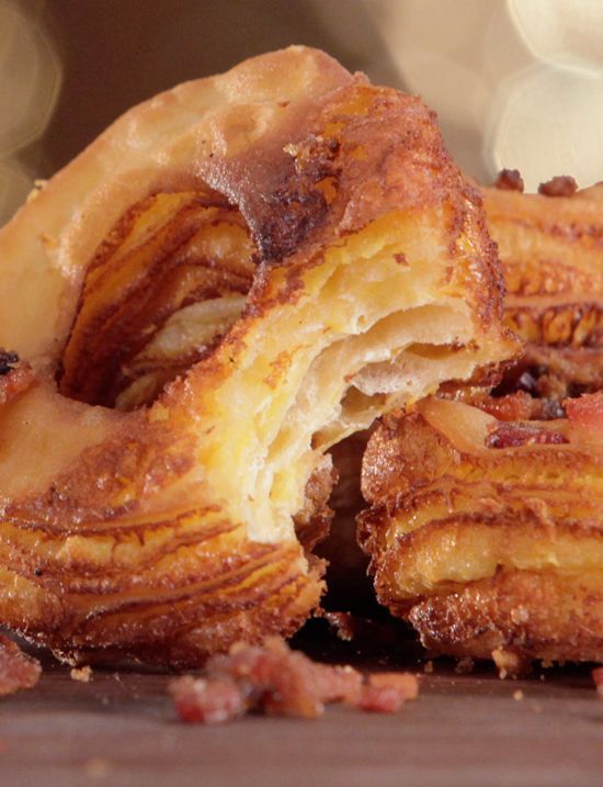 Bacon covered grilled cheese cronuts are the bomb.