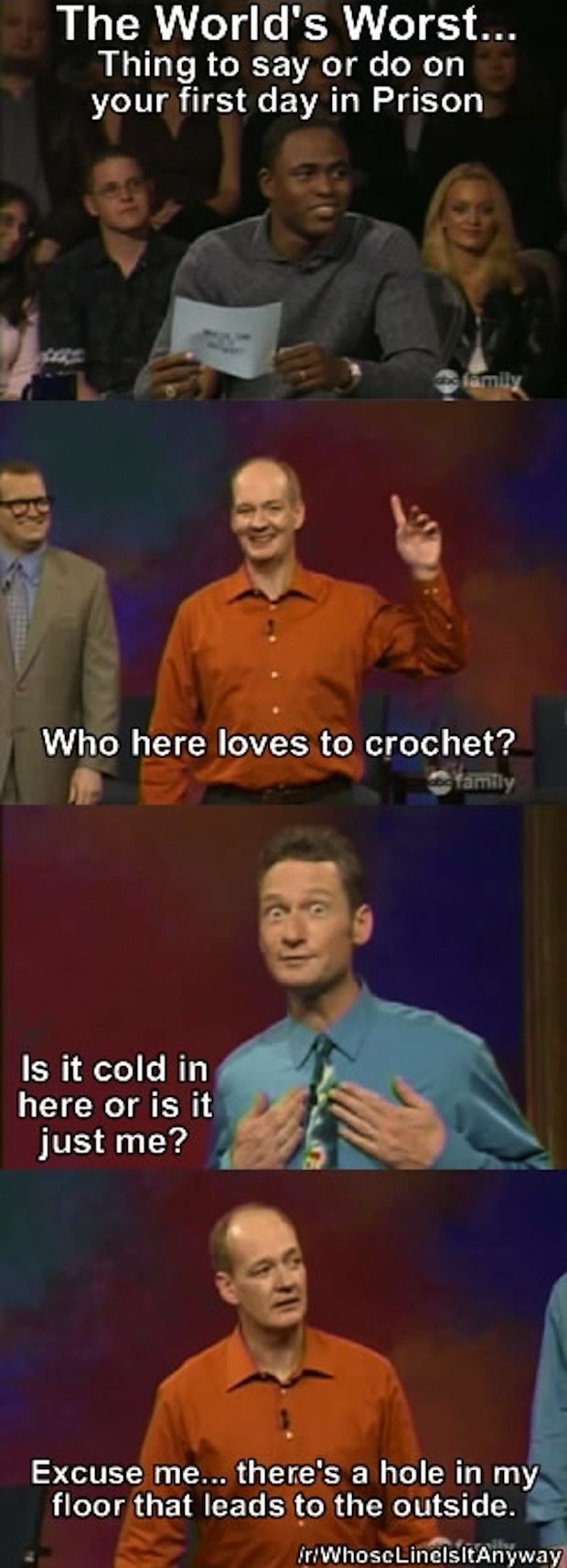 Because now we can learn more of the dos and donts of prison: | 28 Reasons You Should Be Excited That “Whose Line Is It Anyway?”