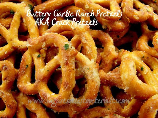 Buttery Garlic Ranch Pretzels (AKA Crack Pretzels): 16 oz. bag Mini Pretzels 4 oz. Orville Redenbacher Buttery Flavor Popcorn Oil