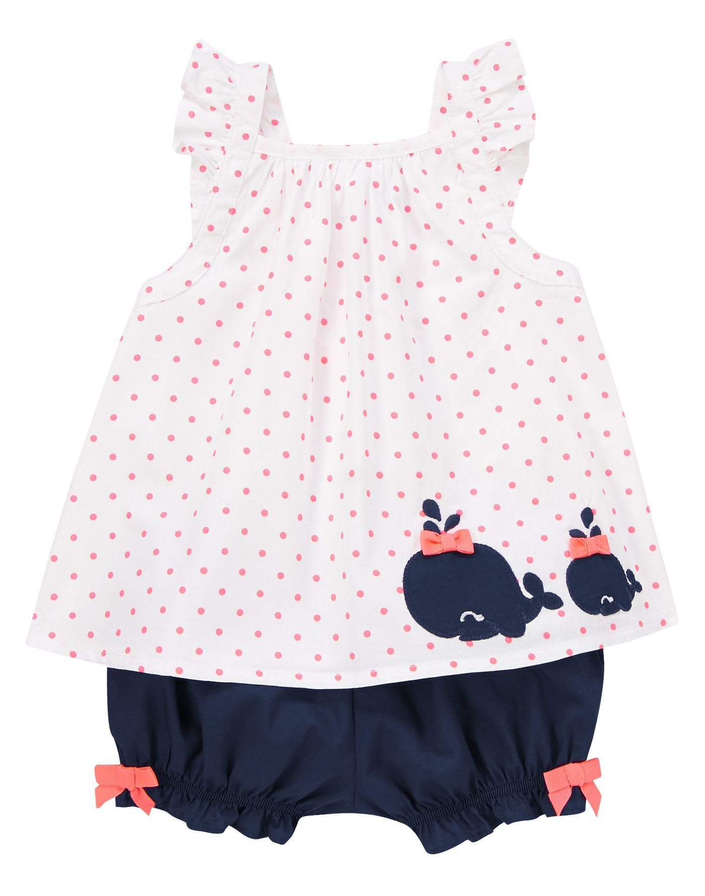 Dotty Whale Set at Gymboree. My 3rd daughter has way too many clothes, but this I could not resist…