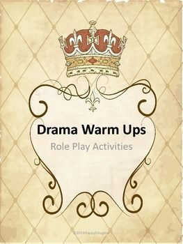 Drama Warm Ups – Fun role playing activities to get students moving, thinking and creating. Whether you are teaching drama in