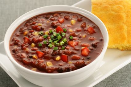 Easy 3-Bean Vegetable Chili Recipe from Dr. Oz show, Dr. Joel Fuhrman “Eat to Live” – 7 Day Crash Diet