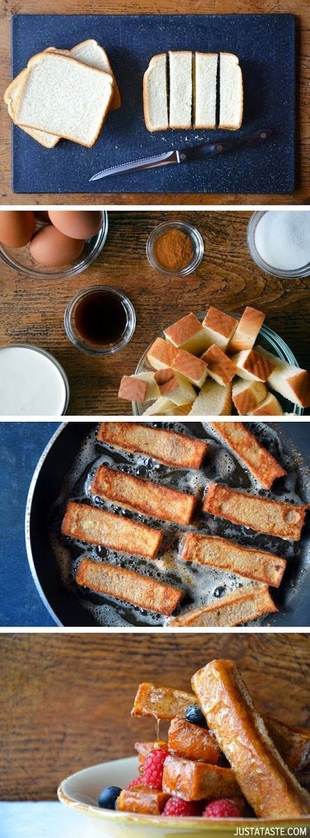 Easy Cinnamon French Toast Sticks | Food is my friend