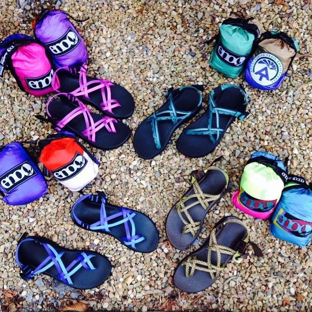 ENO hammocks and Chacos: like peanut butter and jelly, but probably not quite as good to eat.