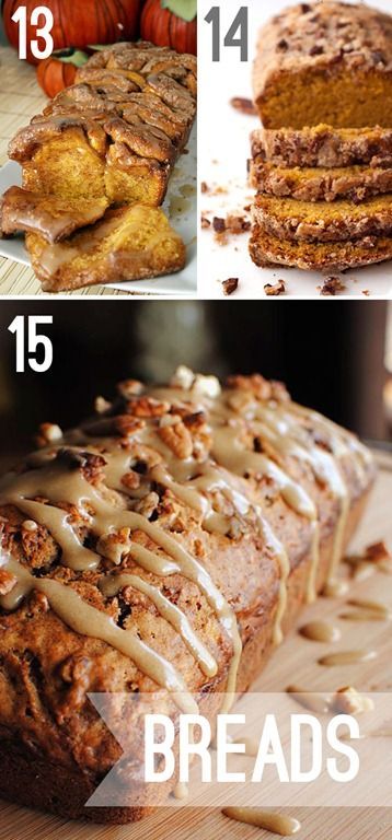fall bread recipes -This site actually has 61 different fall recipes, not just bread recipes but breakfast, casseroles etc. you