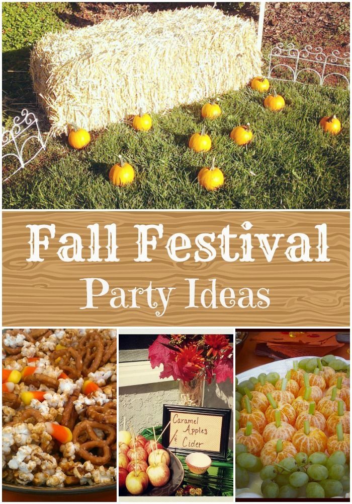 Fall Festival Birthday party ideas ~ a unique party theme for the autumn birthdays