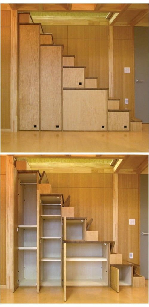 Genius Staircase Storage: Incredibly Smart Use of Space.