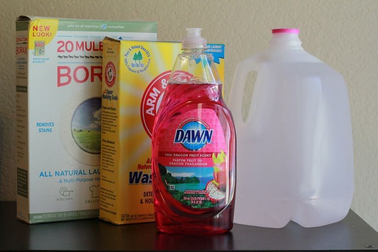 HE-Safe Homemade Liquid No-Grate Laundry Soap From: Tiny Tidbits