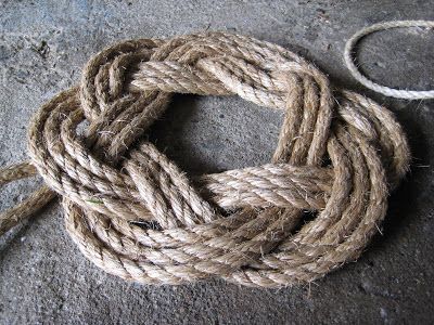 How to make a nautical rope wreath (Turks Head knot) – Nova Scotia Blogs